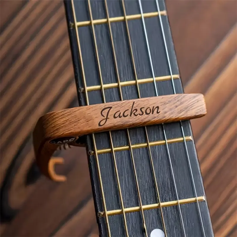 Customizable Brand Guitar Tuning Clip - Classic Design, Quick Adjust, Compatible with Acoustic-Electric Guitars & Ukuleles, Gift-Ready for Any Occasion, Multiple Colors