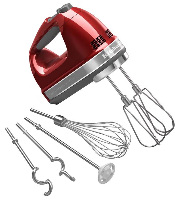 KitchenAid 9-Speed Digital Hand Mixer with Turbo Beater II Accessories ...