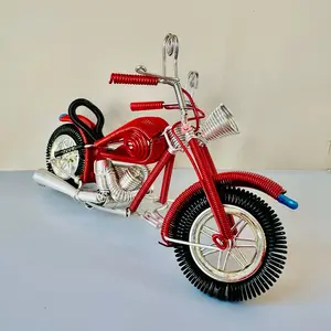 Aluminum Wire Art Motorcycle Home Ornaments Collection - Perfect for Home Decor