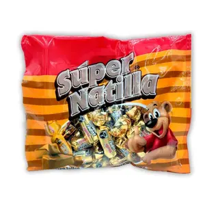 Montes Super Natilla Pecan Flavored Toffee Candies 6.05oz Pack of 35 Pieces Perfect for Dessert or Snack