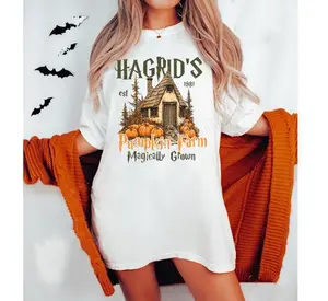 Hagrid's Pumpkin Farm Shirt, Trendy Women's Graphic Tshirt, S-5Xl Unisex Shirt For Men, For Women