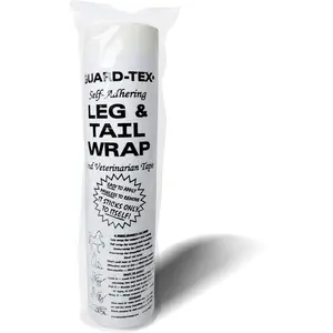 White 3" x 30 Yards Self Adhesive Waterproof Cohesive Vet Wrap for Horses Dogs Other Animals Leg Tail Wrap Pet Bandage Wound Wrap