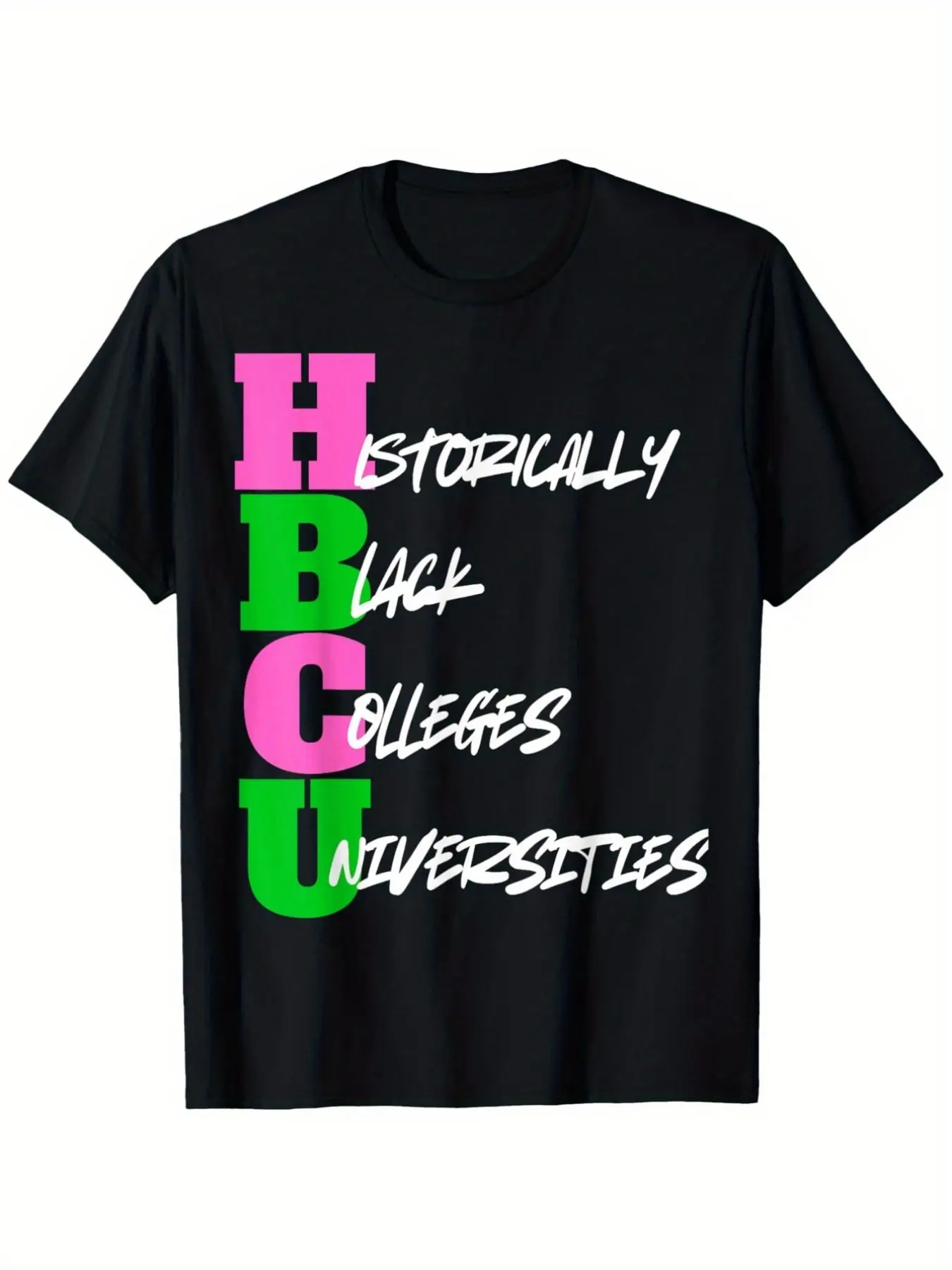 HBCU Historically Black College University TShirt unisex soft cotton short sleeve t shirt, vintage graphic casual tee for men women teens, perfect birthday holiday gift for camping travel gym daily street casual wear
