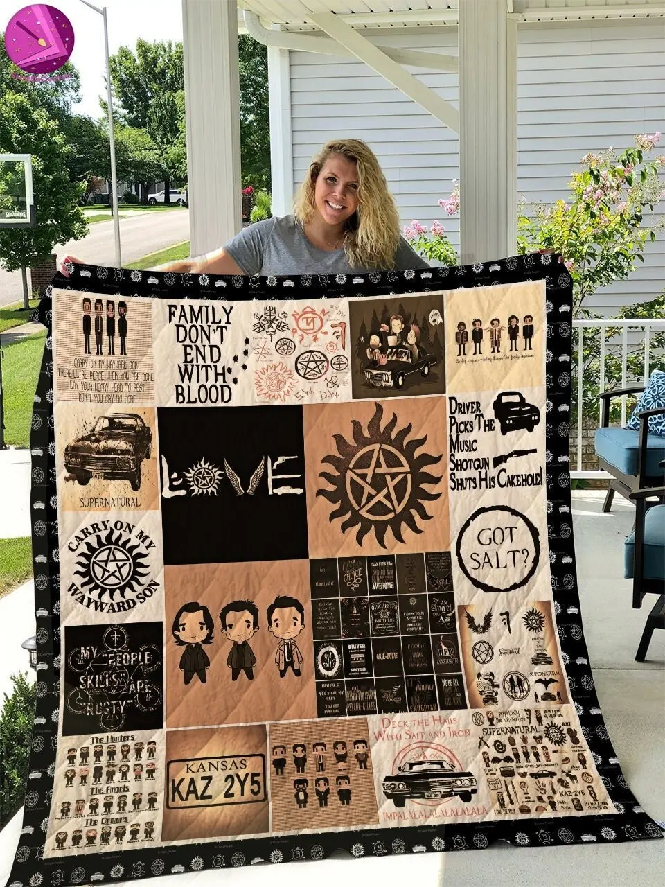 Supernatural Dean Winchester Christmas Fleece Blankets & Quilt Blankets - The Perfect Warm Gift for Everyone - Bring Comfort and Joy to Your Loved Ones - A Thoughtful Present for Friends, Family, and Partners