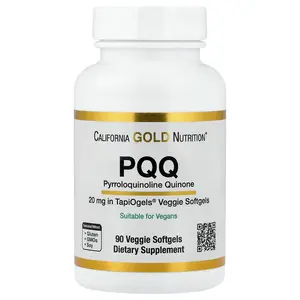 California Gold Nutrition PQQ, 20 mg, 90 Veggie Softgels