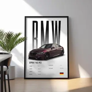 (No Frame) BMW F80 M3 Poster