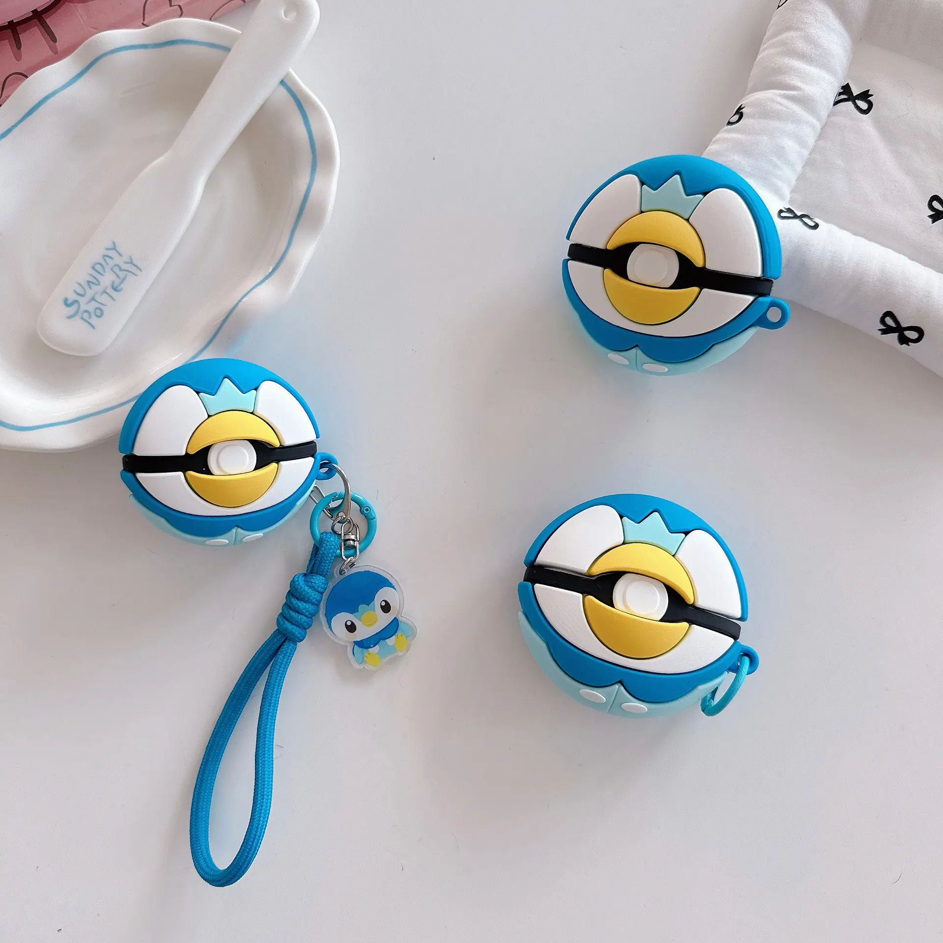 1 Pipup headphone case,Cute wireless Bluetooth earphone case, drop resistant, durable and stylish accessory, Earphone Protective Cover, suitable for AirPods pro3/3/4/pro/pro2(Different models may have different shapes)