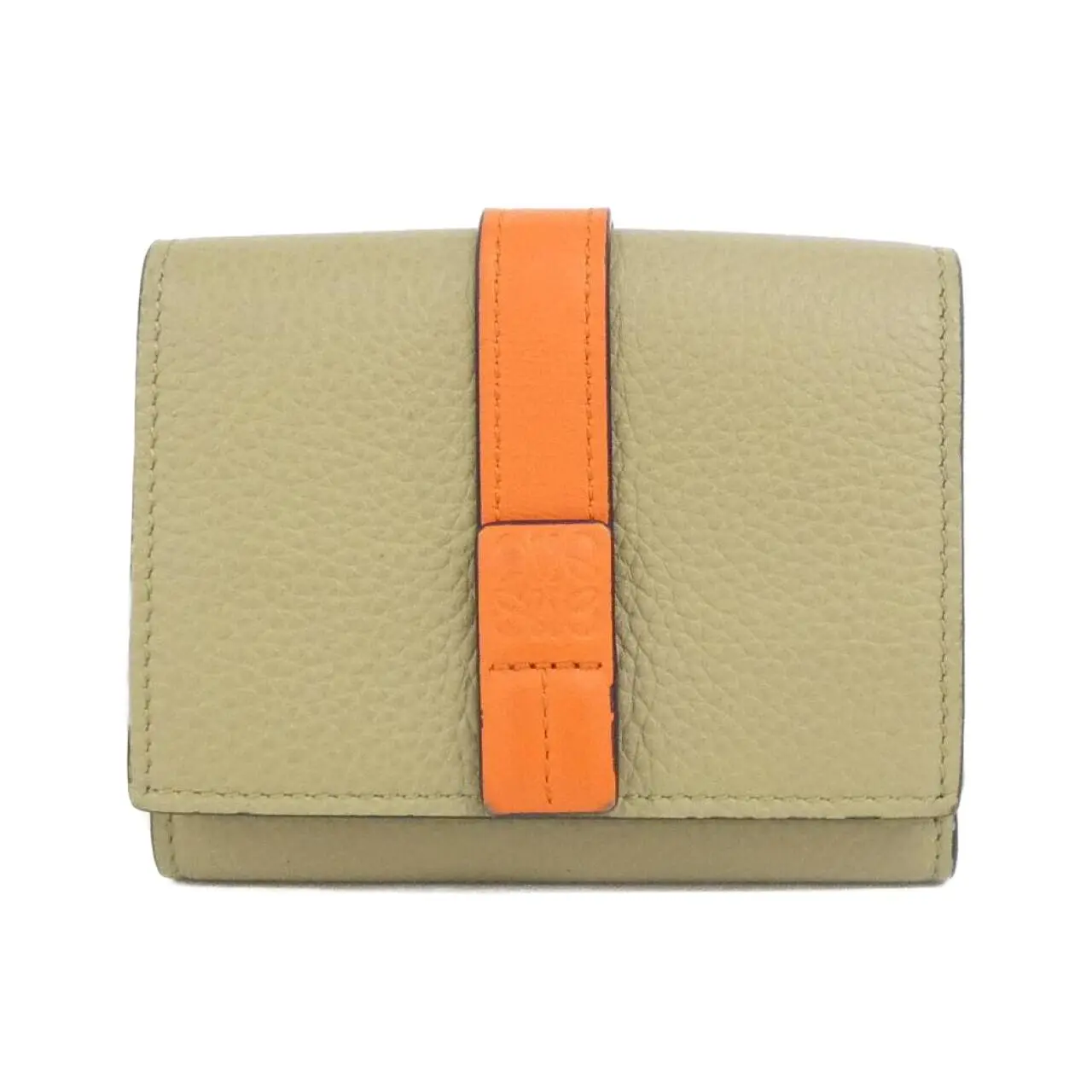 Pre-owned Loewe Calfskin Small Leather Goods Calf Wallet