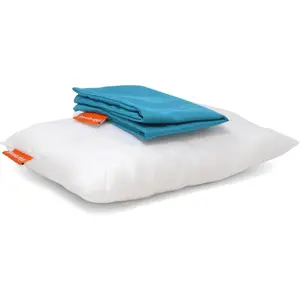 Small Mini Tiny 11 x 7 in Pillow - Perfect for Travel Cars Airplanes Camping Dogs Toddlers Kids Lumbar Knees and Neck - For Ages 2 Yrs and Up