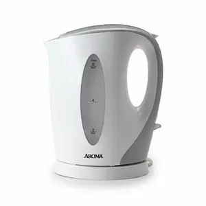 Aroma AWK-105 1.5-Liter Electric Kettle - White/Grey