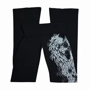 Fallen Angel foldover flared leggings