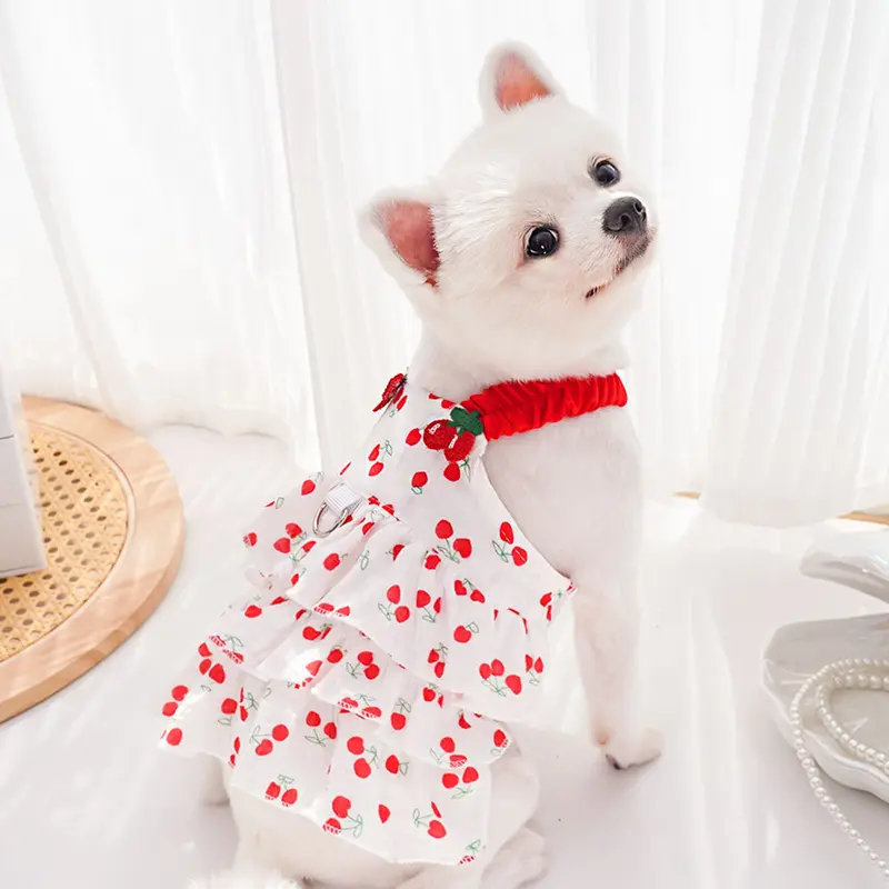 Small Dog Pet Dress Layered Cake Skirt, Cute Cat Clothing, Kitten Clothes, Puppy Clothes, Husky Clothes, Comfortable & Stylish Design, Perfect for Daily Wear & Special Occasions
