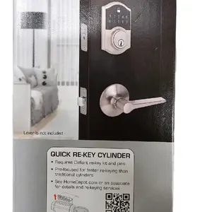 Defiant touchpad deadbolt lock
