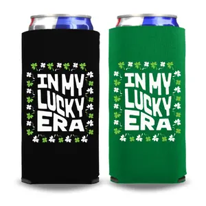 St. Patrick's Day Spiked Seltzer Coolies, Irish Skinny Pub Crawl Coolers, St. Paddy's Day Party Gift, Drinkware Accessories Personalized Birthday