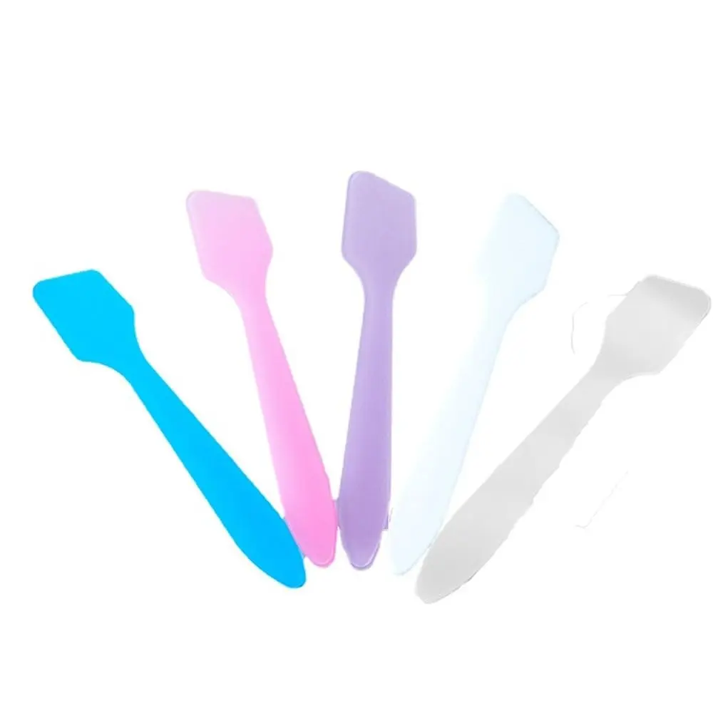 generic Facial Mask Stick 10Pcs Random Color Mini Cosmetic Spatula Scoop Mixing Spoon for Makeup, Face Mask Make Up Tools