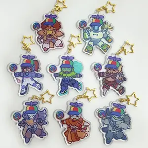 8 Styles Overwatch Lalala Acrylic keychains (NOT COMBO 8)
