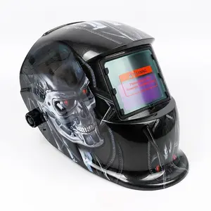 Auto Darkening Welding Helmet with Large Viewing Screen True Color Lens 4 Arc Sensors 0.1ms Response for Men Welders Solar Powered