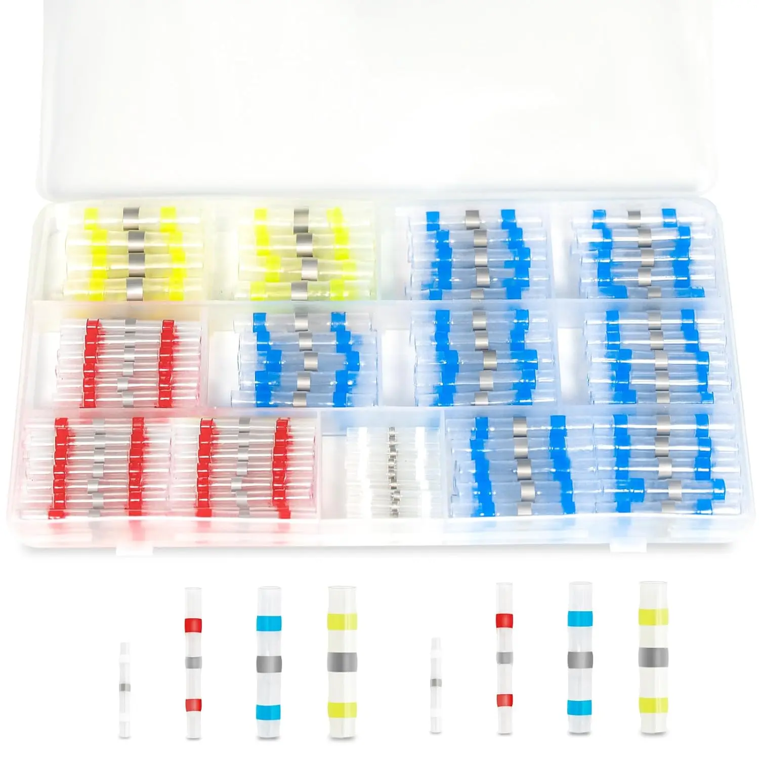200 count Solder Seal Wire Connectors Kit, Heat Shrink Wire  Connectors,  Solder Stick Wire Connectors.
