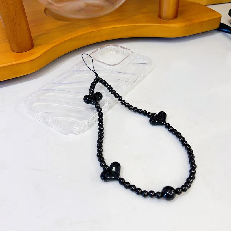 Beaded Phone Chain, Creative Design Mobile Phone Charm, Decorative Hanging Strap for Phone, Cell Phone Sling