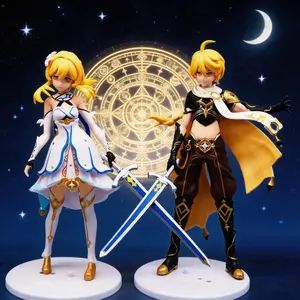 Beautiful Original Game Figure Model Bookshelf, Collectible Role Toy, Anime Fan Ideal Holiday Gift, Birthday Present