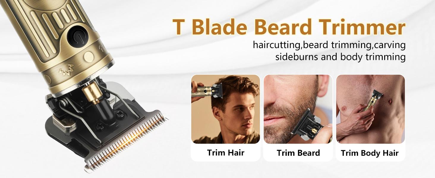 Hair Clippers for Men Professional & Beard Trimmer Kit,Foil Shaver Nose Hair Trimmer for Man,Cordless Clippers and Hair Trimmers Set,Men's Shaving Fade Haircut Kit LED Display,Mens Gifts
