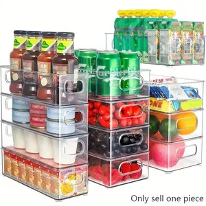 Refrigerator Drawer Food Grade Beverage Basket, Fruit Vegetable Storage Box, Refrigerator Freezer Dedicated Storage Box, Freshness Preservation, Storage Solution, Fridge Storage Organizer