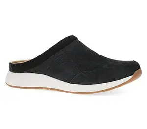 Dansko Claudia Black Suede Slip On Sneaker