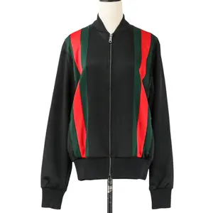 Pre-owned GUCCI Polyester Small Leather Goods Web Line Technical Jersey Jacket