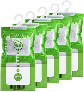 5 Pcs Dehumidifier Bags, Moisture Absorber Hanging Bags, Closet Moisture Absorbers, For Use In Kitchens, Bedrooms And Wardrobes