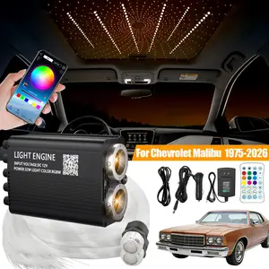 Twinkle Meteor Headliner Star Light Kit, Ceiling Fiber Optic Lights Remote Control for Chevrolet Malibu Starry Sky Interior summervibes
