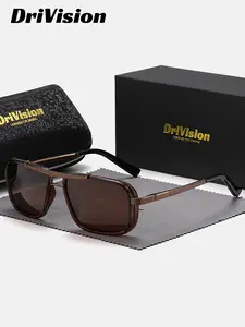 Unisex Simple Style Plain Color Sunglasses, Trendy Casual Rectangle Frame Sunglasses for Everyday Use, Fashion Accessories for Outdoor Activities, Sleek Rectangular Sunglasses