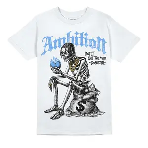 DopeSkill Graphic Tees Black University Blue 5s Streetwear Unisex Cool T-Shirt Sneaker Colour Matching Ambition Graphic