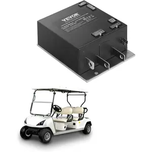 VEVOR36V and 350A, DC Motor Controller Replacement for 1994-2019 EZGO Golf Carts, IP65 Rated Protection, Aluminum Alloy ABS Housing, Compatible with 1206-4301 ModelsVEVOR Super Brand Day