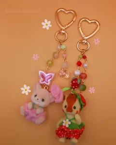 Calico Critters Keychains - Assorted Designs for Creative Play and Fun