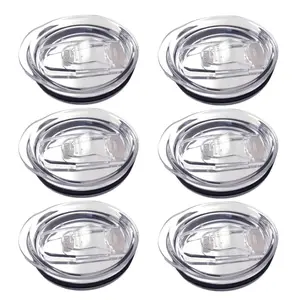 6Pcs 20 oz Tumbler Lid, Replacement Lids Compatible for YETI 20 oz Tumbler,Travel Mug,Spill Proof Splash Resistant Silicone Sliding Covers,Straw Friendly, BPA Free - Home Improvement.