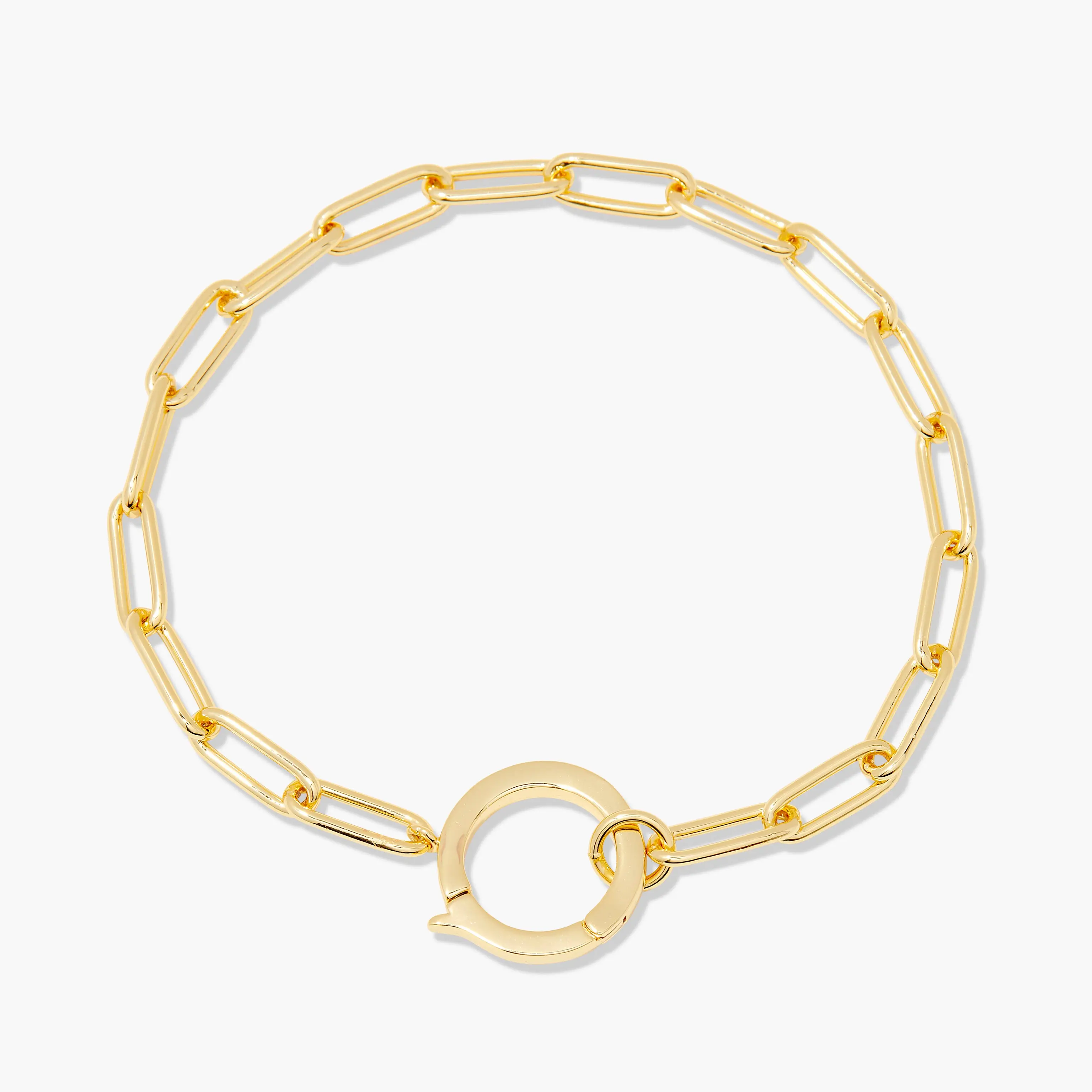 Colette Charm Bracelet with Hinge Closure