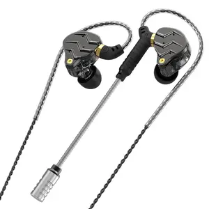 Sprise Kg01 In-Ear Monitors, Professional Gaming Earbuds, 11mm Dynamic Driver, Dual Drive, 4D Surround HiFi, Detachable Mic, Anti-Tangle Wire, Dynamic Driver High Performance IEMs