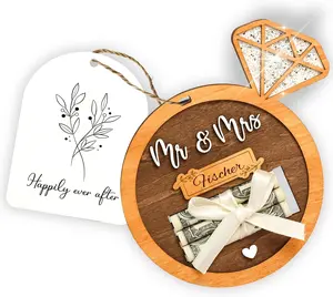 Wedding Cards For Bride And Groom - Congratulations Wedding Card Money Holder For Mr And Mrs, Funny Congrats Marriage Cards, Greeting Cards For Newlyweds, Marriage Gift Card