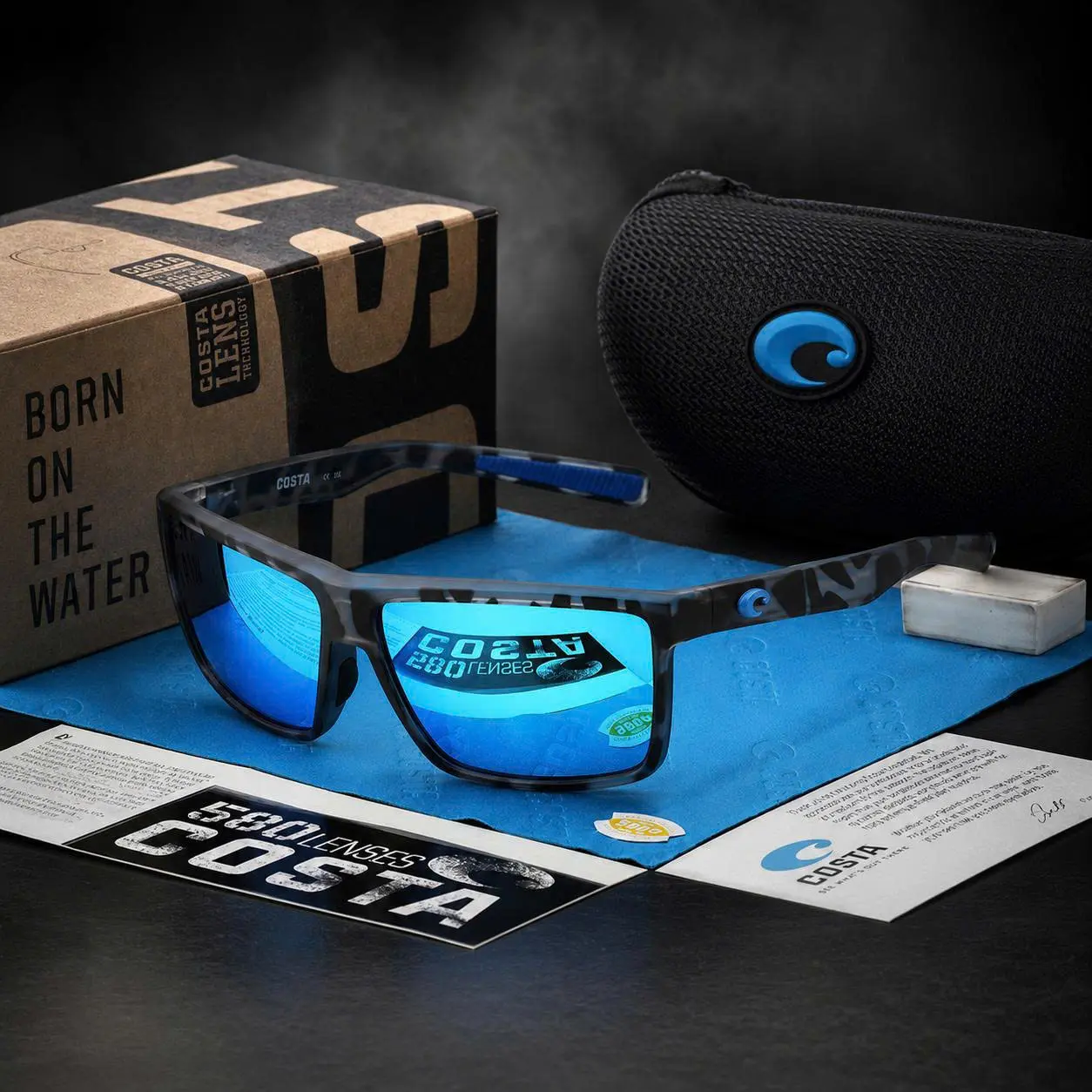 Costa Del Mar UV400 Polarized Sunglasses Outdoor Fishing Lifestyle Eyewear