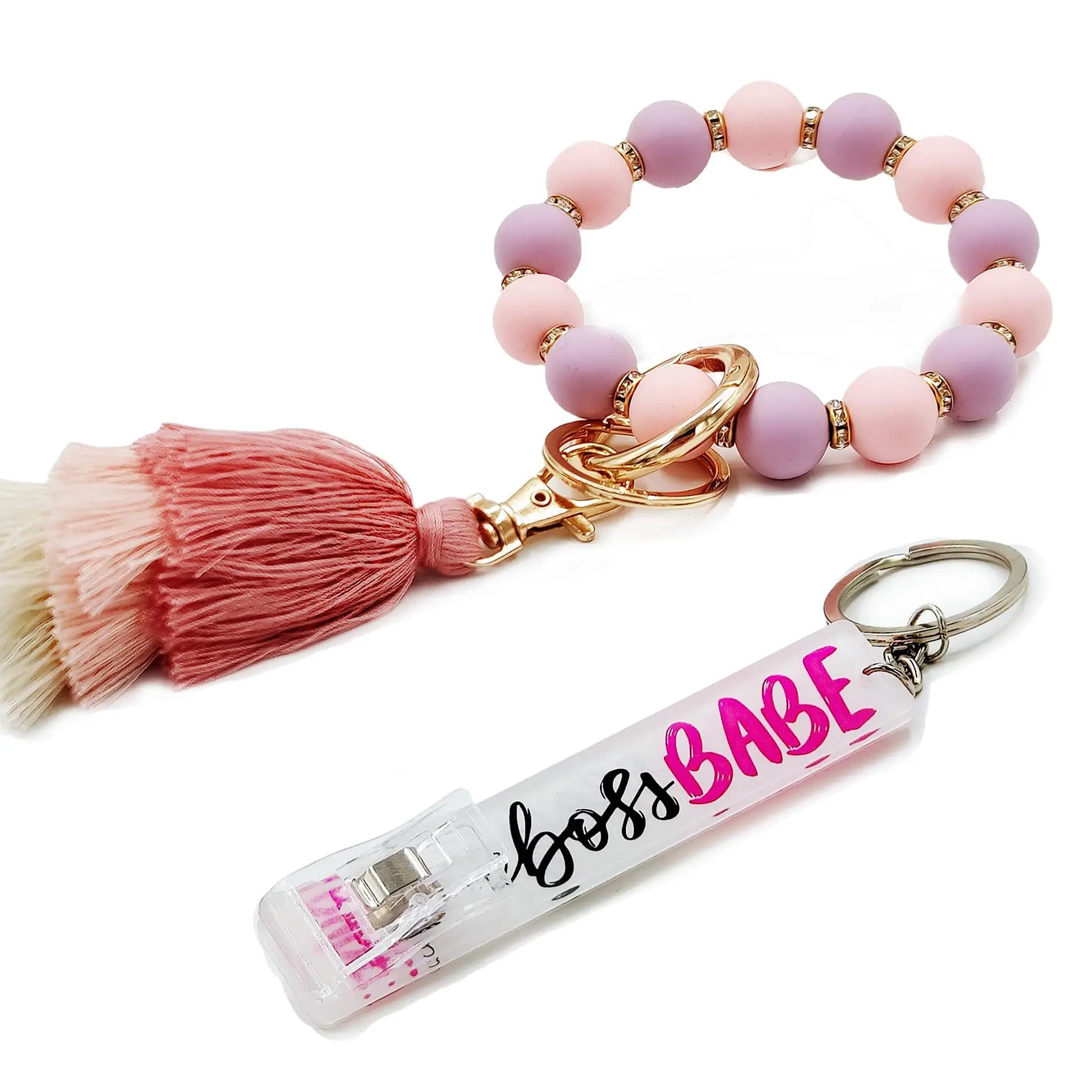Card Grabber Card Clip For Long Nails, Cute Acrylic Debit Bank Card Grabber Keychain with Plastic Clip For Women