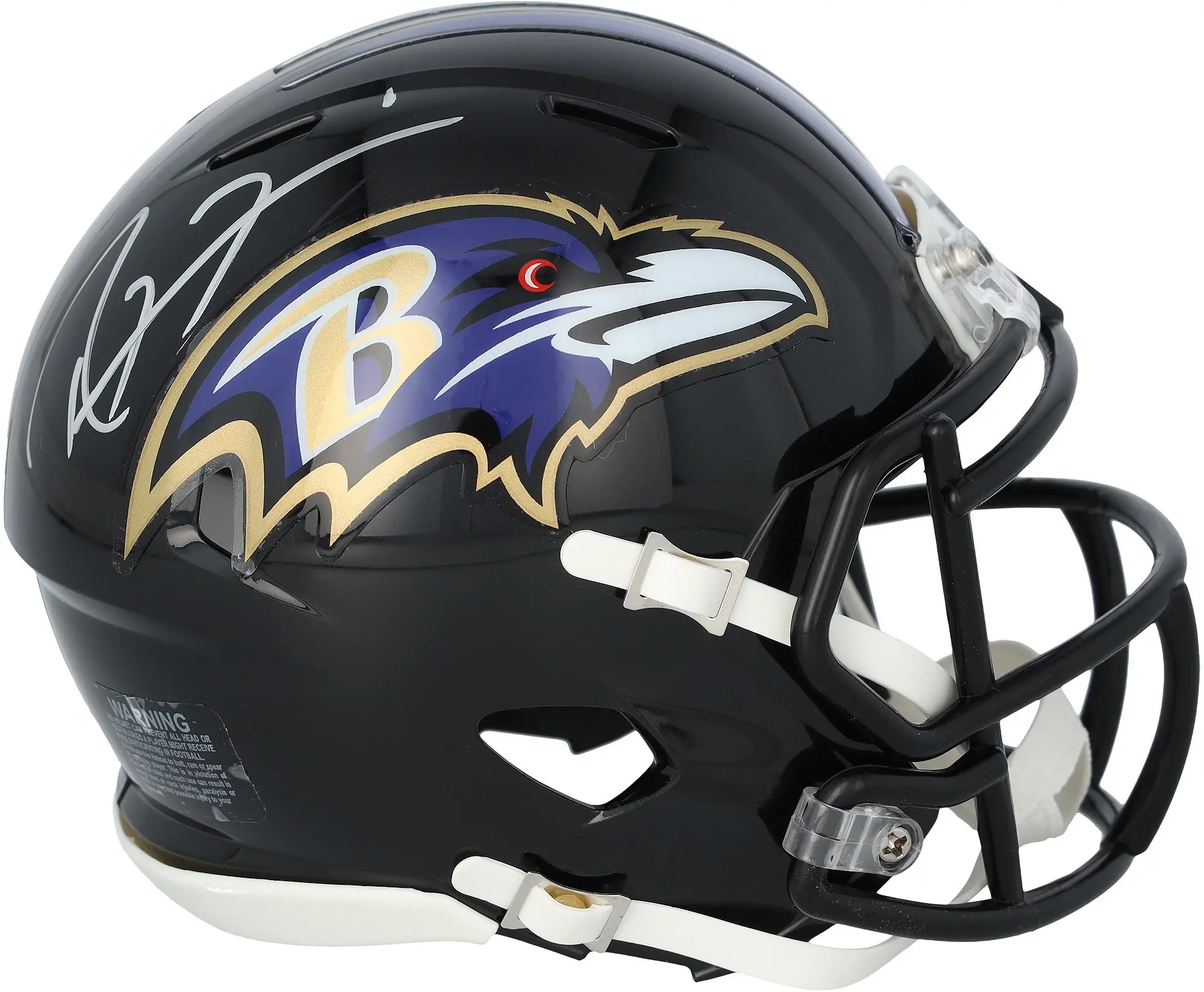Ray Lewis Baltimore Ravens Autographed Speed Mini Helmet - Fanatics Authentic Certified