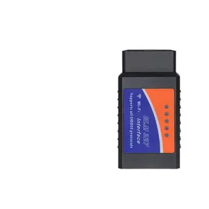 ELM327 OBD2 Car Code Reader Scanner with ELM327 Chip, 3.5 x 1.8 Inches Compact Board, Wi-Fi Link, English Interface, Plug-and-Play, OBD2 Port Compatibility for Android & iOS Global Use
