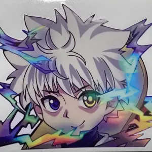Killua Peek Anime Car Sticker