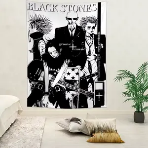 Japanese Classic Anime Tapestry - NANA & High School DxD Hippie Wall Hanging, Perfect for Living Room Home Dorm Decor Art, Ideal Anime Fan Gifts, 1pc