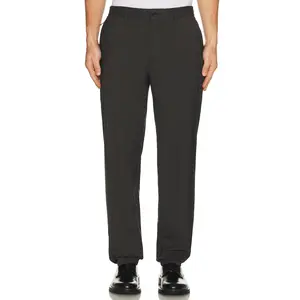 Theory Motion Wool Curtis Pant in Charcoal Melange