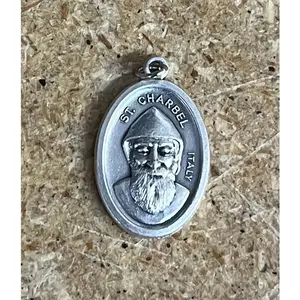 St. Charbel Third Class Relic Medal