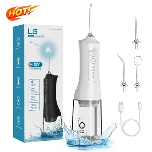 Deep Clean Water Flosser 4 Modes and 4 Nozzles  Suitable for Braces and Sensitive Teeth Rechargeable Portable Cordless Oral Irrigator Ideal for Home and Travel | Fast USB Charging
