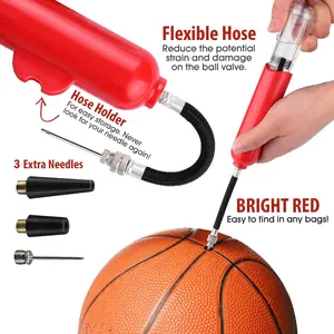 Outdoor basketball pump, football volleyball universal portable inflatable cylinder, air needle, air pump supplies