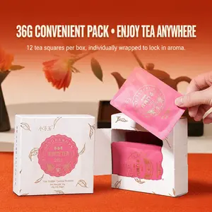 Rose White Tea Loose Tea (2025 Harvest Collection) – Naturally Fragrant with Real Rose Petals, Suitable for Both Hot and Cold Brewing. Each box contains 3g × 12 pieces, total net weight 36g.