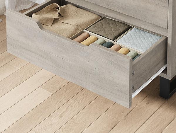 【GARVEE】5-Drawer Wooden Tall Dresser, Anti-Tip Closet Organizer, Modern Chests of Drawers with Adjustable Legs, for Bedroom, Living Room, Entryway, Grey 【GARVEE】5-Drawer Wooden Tall Dresser, Anti-Tip Closet Organizer, Modern Chests of Drawers with Adjustable Legs, for Bedroom, Living Room, Entryway, Grey